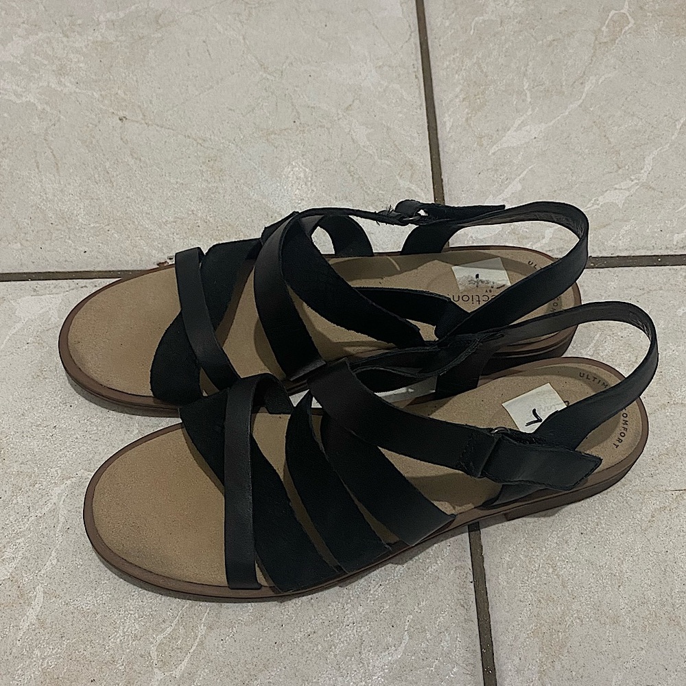 Collection by Clarks confort black strappy sandals
